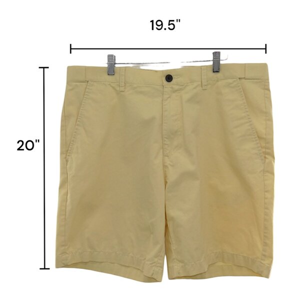 Croft & Barrow Yellow Chino Shorts 38 Classic Prep Coastal Dadcore Resort - Picture 5 of 5